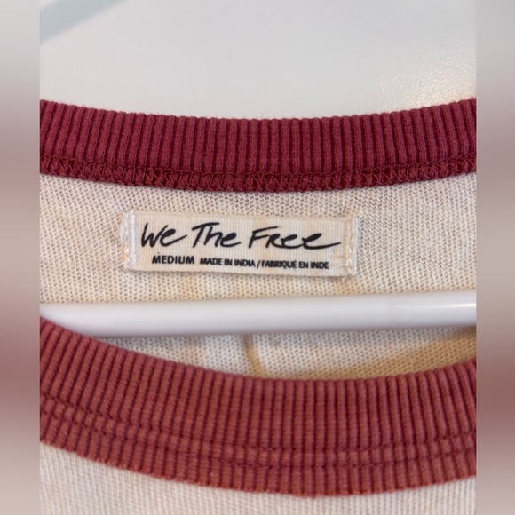 NWOT We The Free Hint of Stripe Top - Picture 2 of 7